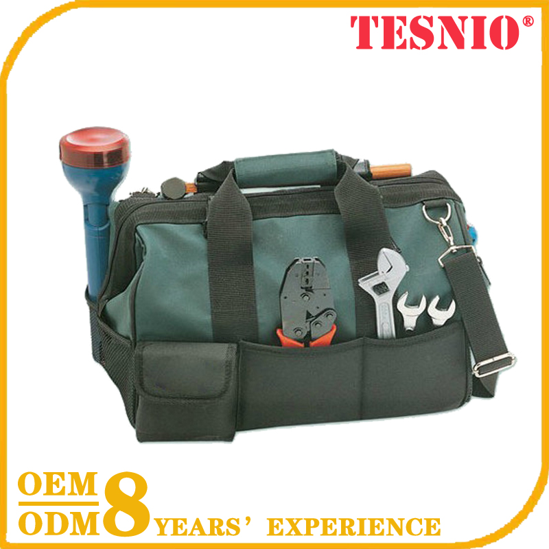 Green Electrical Tool Bags for sale,Multi Pocket Electric Tool Bag TESNIO, JG2016