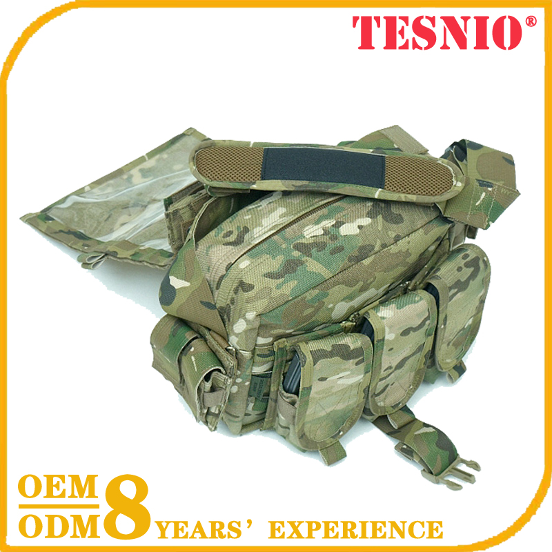 Newest Quality Army Saddle Pouch, Sport Outdoor Military Backpack TESNIO, CM1052